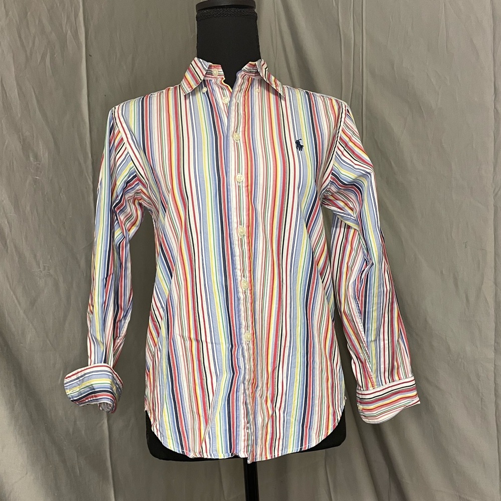 Ralph Lauren Multicolor Striped Button-Down Shirt